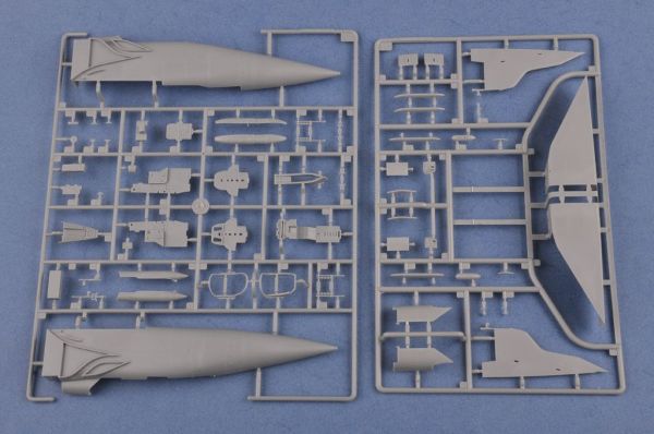 Збірна модель літака  MIG-31 FOXHOUND детальное изображение Самолеты 1/48 Самолеты
