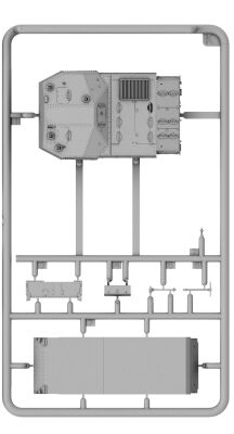 Збірна модель угорської 105-мм штурмової гармати з бортовими спідницями 40/43M Zrinyi I детальное изображение Бронетехника 1/72 Бронетехника