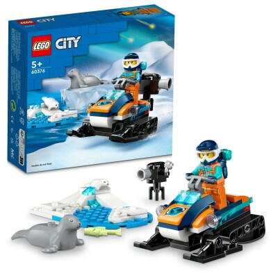 Constructor LEGO City Arctic Research Snowmobile 60376 детальное изображение City Lego