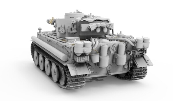 Збірна модель 1/35 Танк Тигр l раннього виробництва Sd.Kfz.181 Pz.Kpfw.VI Ausf.E Border Model BT-010 детальное изображение Бронетехника 1/35 Бронетехника