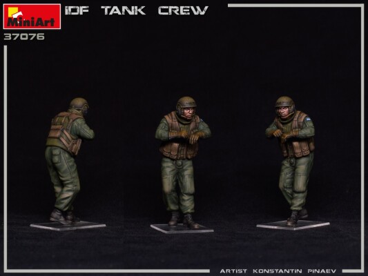 Scale model 1/35 Figures IDF Tank Crew Miniart 37076 детальное изображение Фигуры 1/35 Фигуры