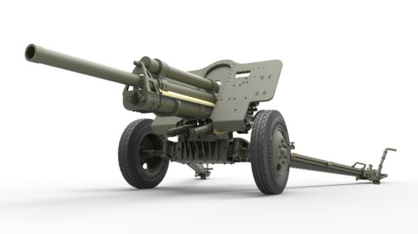 Радянська 76-мм гармата УСВ-БР, зразка 1941 р. з артилерійським передком та розрахунком детальное изображение Артиллерия 1/35 Артиллерия