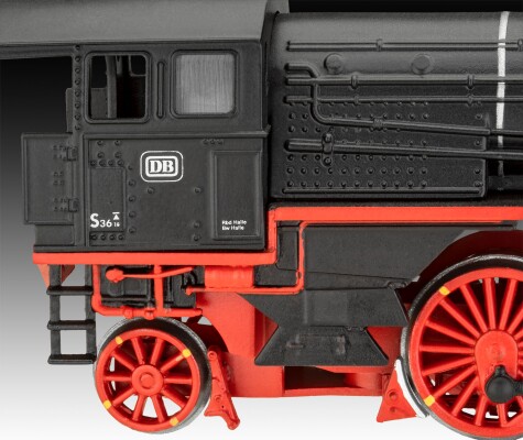 Збірна модель 1/87 Schnellzug lokomotive S3/6 BR 18 mit Tender Revell 02168 детальное изображение Железная дорога 1/87 Железная дорога