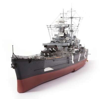 Збірна дерев'яна модель 1/200 Тяжкий крейсер &quot;Prinz Eugen&quot; OcCre 16000 детальное изображение Корабли Модели из дерева