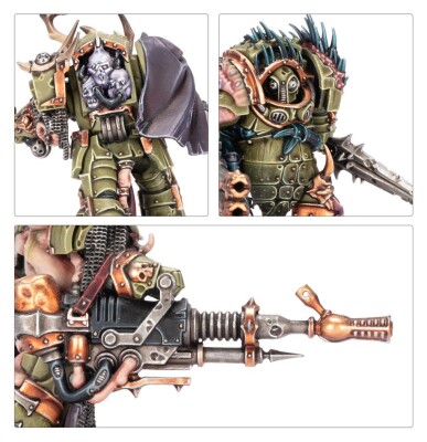 Ігровий набір Warhammer 40000 - DEATH GUARD: POXWROUGHT VECTOR детальное изображение Гвардия Смерти Армии Хаоса