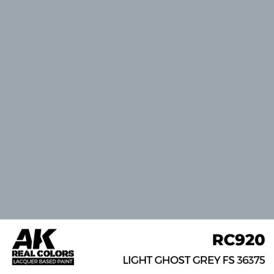 Акриловая краска на спиртовой основе Light Ghost Grey FS 36375 АК-интерактив RC920 детальное изображение Real Colors Краски