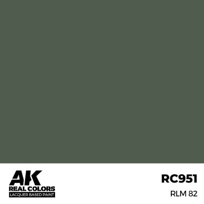 Акрилова фарба на спиртовій основі RLM 82 AK-interactive RC951 детальное изображение Real Colors Краски