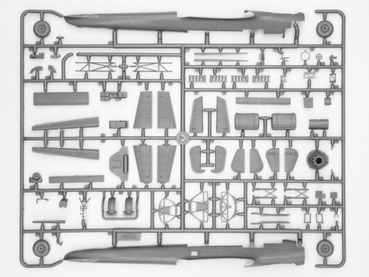 Сборная модель 1/72 Бомбардировщик Дорнье Do 17Z-2 ICM 72304 детальное изображение Самолеты 1/72 Самолеты