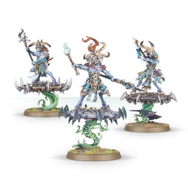 Ігровий набір Warhammer AGE SIGMAR - DISCIPLES OF TZEENTCH: SPEARHEAD: TZAANGOR WARFLOCK детальное изображение Тзинчиты Хаос
