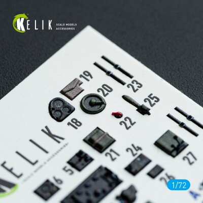 Douglas SBD-3 Dauntless 3D декаль інтер'єр для комплекту FlyHawk 1/72 KELIK K72160 детальное изображение 3D Декали Афтермаркет