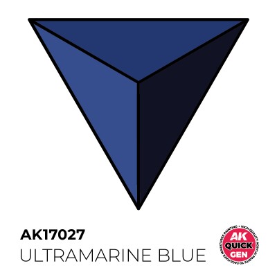 Акрилова фарба ULTRAMARINE BLUE / Ультрамарин синій QUICK GEN COLOR AK-interactive AK 17027 детальное изображение QUICK GEN COLOR Краски
