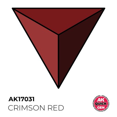 Акрилова фарба CRIMSON RED / Малиново-червоний QUICK GEN COLOR AK-interactive AK 17031 детальное изображение QUICK GEN COLOR Краски