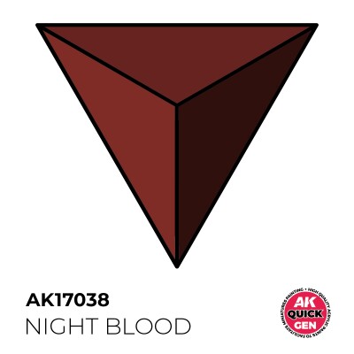 Акриловая краска NIGHT BLOOD / Ночная кровь QUICK GEN COLOR AK-interactive AK 17038 детальное изображение QUICK GEN COLOR Краски