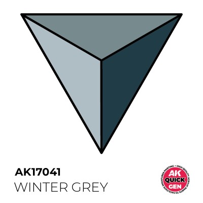 Акрилова фарба WINTER GREY / Зимовий сірий QUICK GEN COLOR AK-Interactive AK 17041 детальное изображение QUICK GEN COLOR Краски