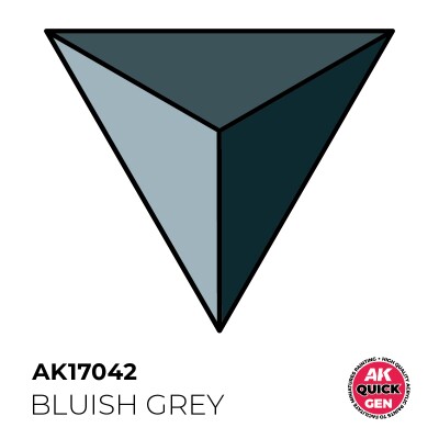 Acrylic paint BLUISH GREY QUICK GEN COLOR AK-interactive AK 17042 детальное изображение QUICK GEN COLOR Краски