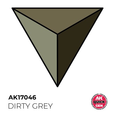 Акрилова фарба DIRTY GREY / Брудний сірий QUICK GEN COLOR AK-Interactive AK 17046 детальное изображение QUICK GEN COLOR Краски