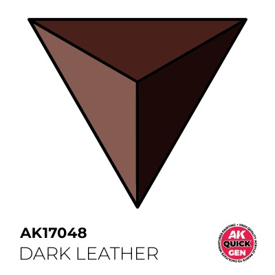 Акрилова фарба DARK LEATHER / Темна шкіра QUICK GEN COLOR AK-interactive AK 17048 детальное изображение QUICK GEN COLOR Краски