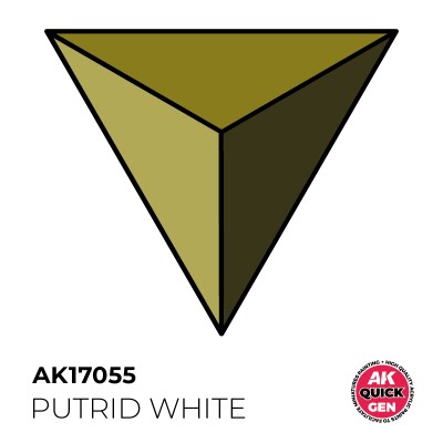 Акрилова фарба PUTRID WHITE / Гнильний білий QUICK GEN COLOR AK-interactive AK 17055 детальное изображение QUICK GEN COLOR Краски