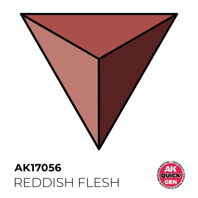 Акрилова фарба REDDISH FLESH / Червона плоть QUICK GEN COLOR AK-interactive AK 17056 детальное изображение QUICK GEN COLOR Краски