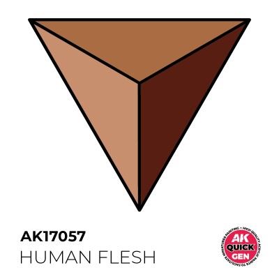 Acrylic paint HUMAN FLESH QUICK GEN COLOR AK-interactive AK 17057 детальное изображение QUICK GEN COLOR Краски