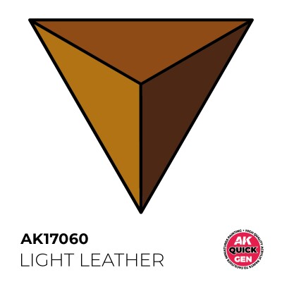 Акрилова фарба LIGHT LEATHER / Світла шкіра QUICK GEN COLOR AK-interactive AK 17060 детальное изображение QUICK GEN COLOR Краски
