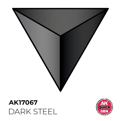 Акрилова фарба DARK STEEL / Темна сталь (металік) QUICK GEN COLOR AK-interactive AK 17067 детальное изображение QUICK GEN COLOR Краски