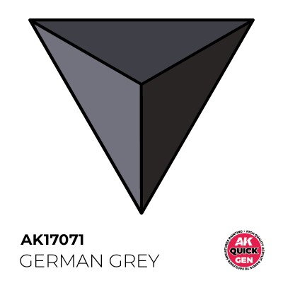 Акрилова фарба GERMAN GREY / Німецький сірий (військовий) QUICK GEN COLOR AK-Interactive AK 17071 детальное изображение QUICK GEN COLOR Краски