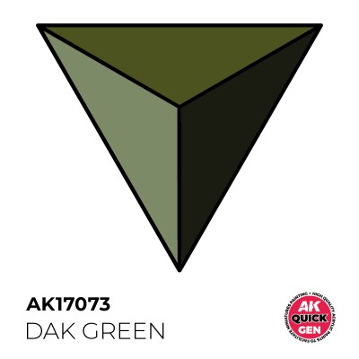 Акрилова фарба DAK GREEN / Темно-зелений (військовий) QUICK GEN COLOR AK-interactive AK 17073 детальное изображение QUICK GEN COLOR Краски