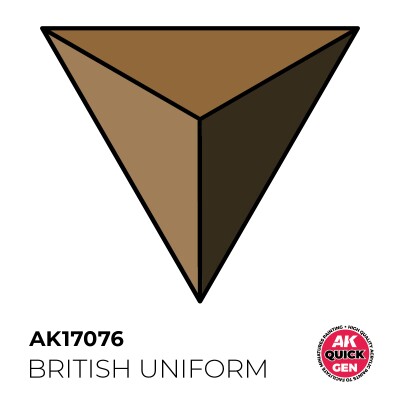 Акрилова фарба BRITISH UNIFORM / Британська уніформа (військовий) QUICK GEN COLOR AK-interactive AK 17076 детальное изображение Акриловые краски Краски