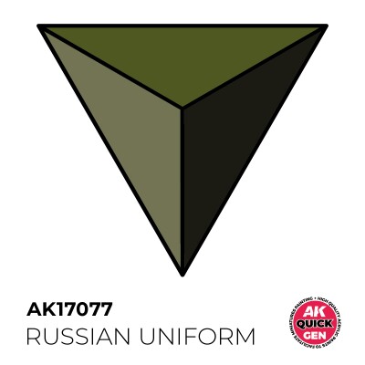 Акрилова фарба rUSSIAN UNIFORM / уніформа (військовий) QUICK GEN COLOR AK-interactive AK 17077 детальное изображение QUICK GEN COLOR Краски