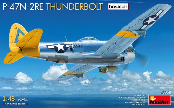 Збірна модель 1/48 Літак Republic P-47N-2RE Thunderbolt MiniArt 48068 детальное изображение Самолеты 1/48 Самолеты