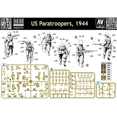 «Десантники США, 1944 год» детальное изображение Фигуры 1/35 Фигуры