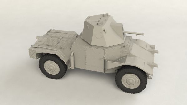 Panzerspähwagen P 204 (f) with turret, German armored car II MV детальное изображение Автомобили 1/35 Автомобили