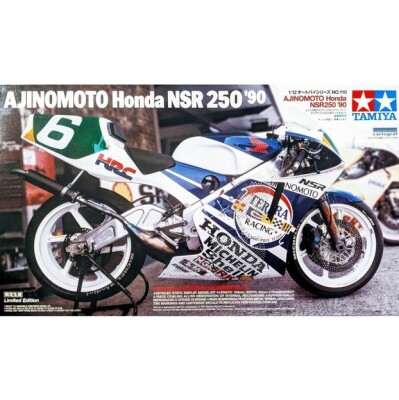 Збірна модель 1/12 Мотоцикл Honda NSR250 Ajinomoto Tamiya 14110 детальное изображение Мотоциклы Гражданская техника