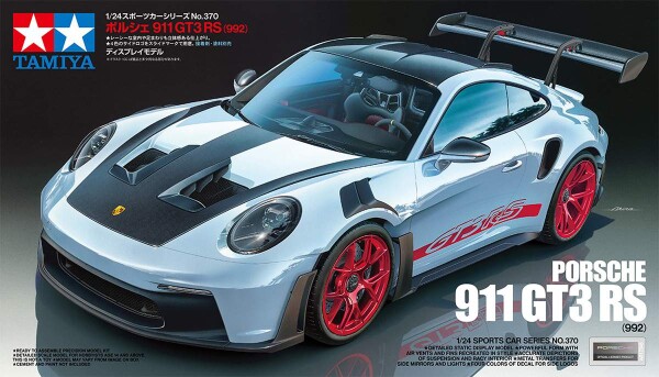 Scale model 1/24 Porsche 911 GT3 RS (992) Tamiya 24370 детальное изображение Автомобили 1/24 Автомобили