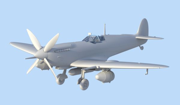 Сборная модель 1/48 Британский истребитель Спитфайр Mk.IXC «Снабжение пива» ICM 48060 детальное изображение Самолеты 1/48 Самолеты