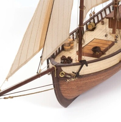 Scale wooden model 1/50 Starter set ship &quot;Polaris&quot; OcCre 12007S детальное изображение Корабли Модели из дерева