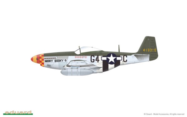 Збірна модель 1/48 Літак P-51D-5 Mustang Weekend Edition Eduard 84172 детальное изображение Самолеты 1/48 Самолеты