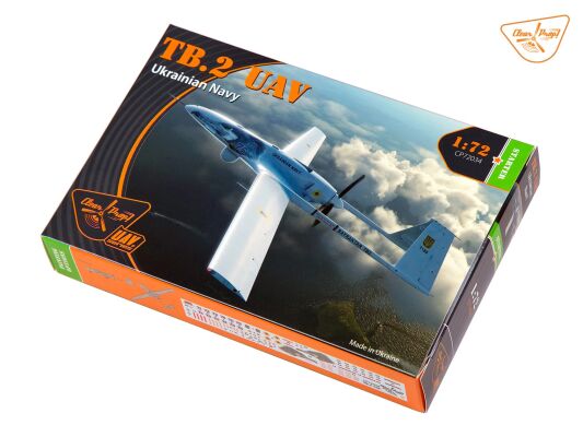 Scale model 1/72 Bayraktar TB2 UAV Clear Prop 72034 детальное изображение БПЛА Авиация