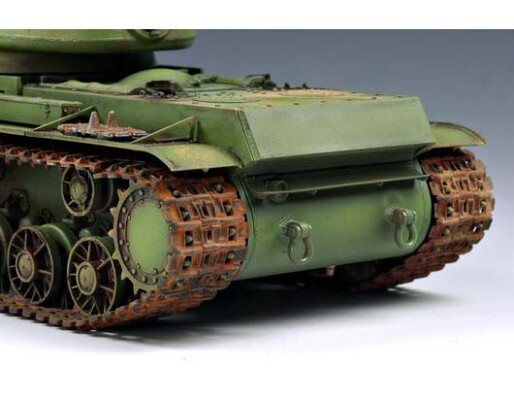 Збірна модель 1/35 Радянський танк KV-1 model 1942 з легкою литою баштою Trumpeter 00360 детальное изображение Бронетехника 1/35 Бронетехника