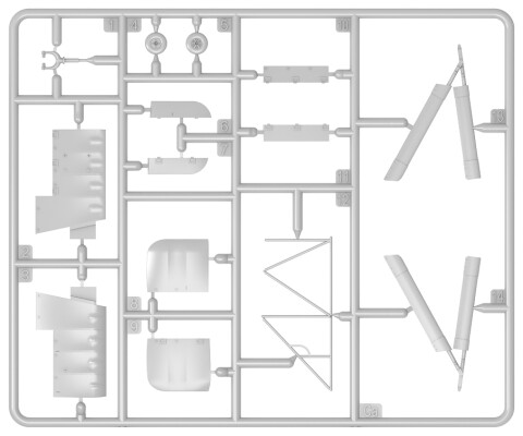 Сборная модель 1/35 CIERVA C.30 с зимними лыжами Miniart 41014 детальное изображение Вертолеты 1/35 Вертолеты