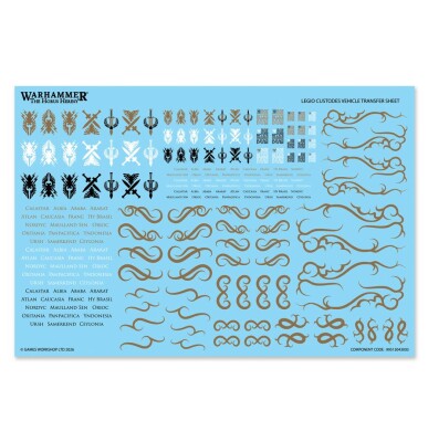 Ігровий набір Warhammer 40000 – HORUS HERESY: LEGIO CUSTODES – CORONUS GRAV-CARRIER детальное изображение Ересь Хоруса WARHAMMER 40,000