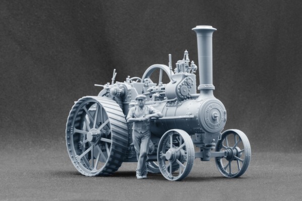 3D-печатная масштабная модель 1/35 1901 Burrell Compound Traction Engine ScaleX SX-35001 детальное изображение Тракторы Гражданская техника