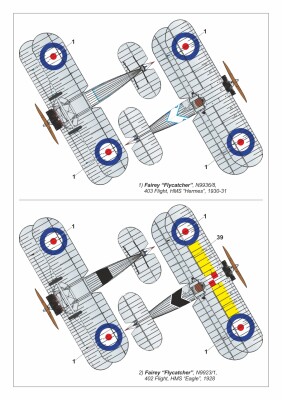 Сборная модель 1/48 Британский палубный истребитель Fairey &quot;Flycatcher&quot; раннего выпуска с двигателем детальное изображение Самолеты 1/48 Самолеты