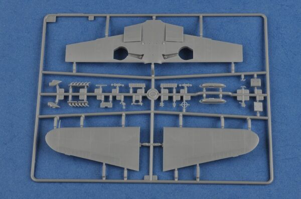 Збірна модель німецького літака BF109 F4 детальное изображение Самолеты 1/48 Самолеты