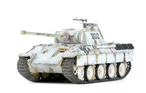 Сборная модель 1/35 Немецкий средний танк Пантера Ausf. A Менг TS-046 детальное изображение Бронетехника 1/35 Бронетехника