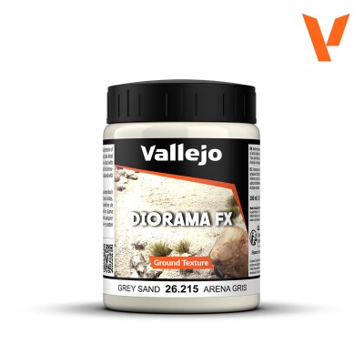 Имитация &quot;Текстура Серый песок&quot; (200 мл) (Grey Sand) Vallejo 26215 детальное изображение Материалы для создания Диорамы