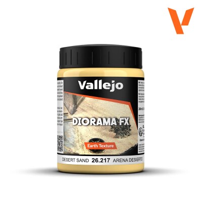 Імітація &quot;Текстура Пісок пустелі&quot; (200 мл) (Desert Sand) Vallejo 26217 детальное изображение Материалы для создания Диорамы