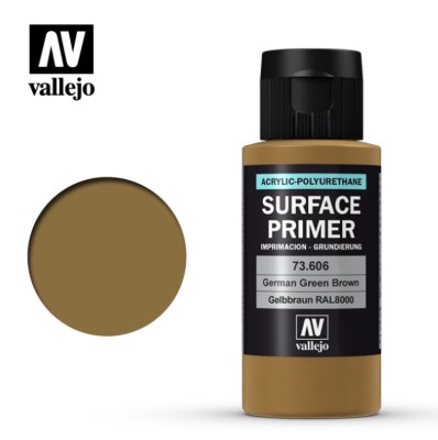 Грунт Німецький коричневий RAL 8000 (German Green Brown RAL8000) 60 мл. Vallejo 73606 детальное изображение Грунтовки Модельная химия