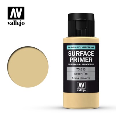 Ґрунт Desert Tan Base 60 мл. Vallejo 73613 детальное изображение Грунтовки Модельная химия
